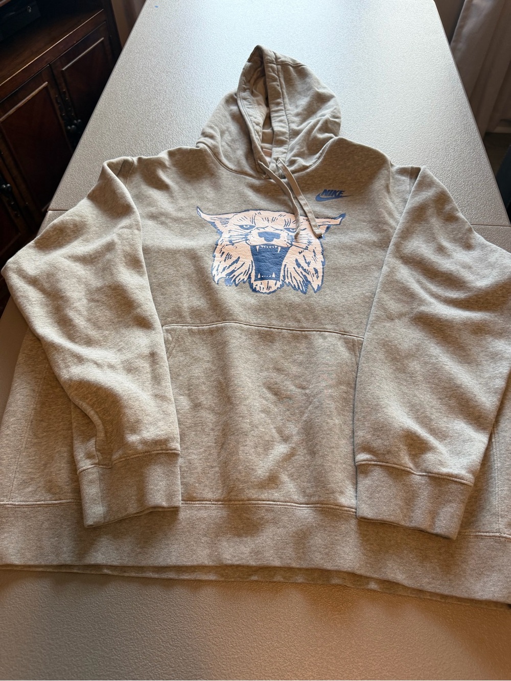 Nike University of Kentucky Wildcats Men's Gray Pullover Hoodie size XL